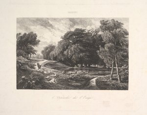 接近する嵐、1844。 作： Charles Francois Daubigny