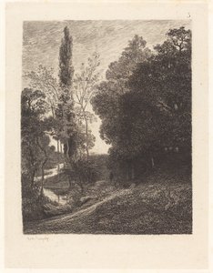 いとこの銀行 (Les Bords du Cousin) 作： Charles Francois Daubigny