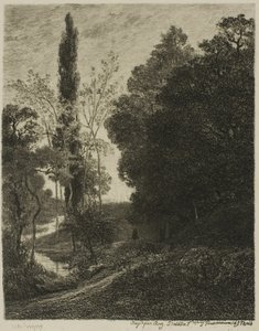 いとこの銀行 作： Charles Francois Daubigny