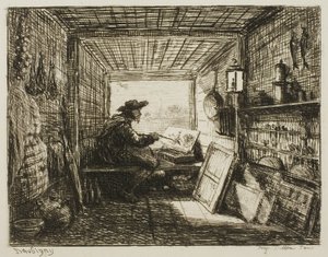 The Boat Trip より The Boat Studio 作： Charles Francois Daubigny