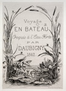 船旅 作： Charles Francois Daubigny