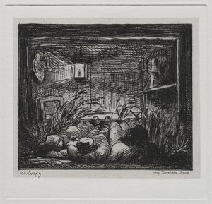 ボート旅行：ボートでのボティンの夜に乗って寝る、1861年。 作： Charles Francois Daubigny