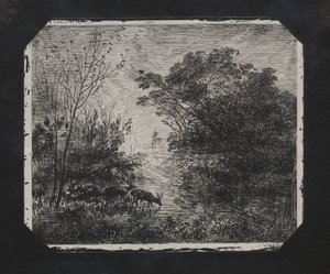 鹿 作： Charles Francois Daubigny