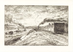 出発 (Le Departure) 作： Charles Francois Daubigny