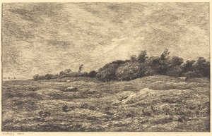 Villerville 近くの Grave の牧草地 (Le Pre des Graves, a Villerville)