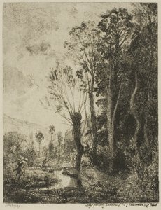 サテュロス 作： Charles Francois Daubigny