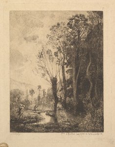 サテュロス、1850。 作： Charles Francois Daubigny