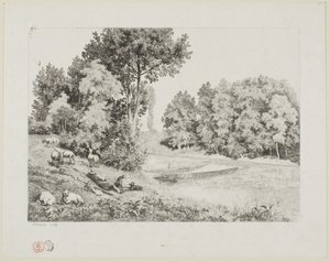 Ba-Meudon で撮影したビュー 作： Charles Francois Daubigny