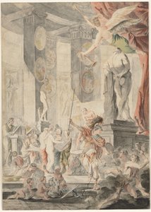 絵画、1745-1746。 作： Charles Francois Hutin