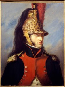 竜の第5連隊の大佐の制服を着たルイ・ボナパルト（1778-1846）の肖像 シャルル・フランソワ・ジャラベール（1819-1901）による絵画 1852年 マルメゾン・ミュゼ・デュ・シャトー - 竜の第5連隊の大佐の制服を着たルイ・ボナパルト（1778-1846）の肖像 作： Charles François Jalabert