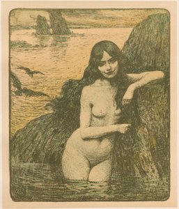 人魚、1896年。 作： Charles Guerin
