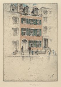エリクソンの家、ビーチストリート、1908年。 作： Charles Frederick William Mielatz