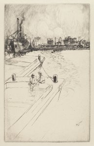 港から見たニューヨーク 作： Charles Frederick William Mielatz