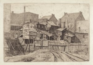 市の無題の木造住宅、1880年代。 作： Charles Frederick William Mielatz
