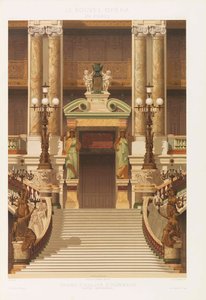 新しいパリ オペラ座、1880 年。 作： Charles Garnier
