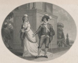 Beatrice and Benedick Shakespeare、Much Ado About Nothing、Act 4、Scene 1、Au...、1784 年 8 月 12 日。 作： Charles Gauthier Playter