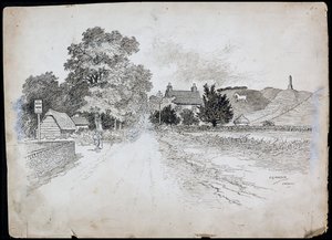 チャーヒル、ウィルトシャー、1892～1933年 作： Charles George Harper