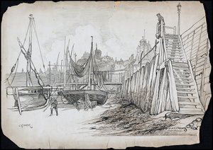 ケント州フォークストン 作： Charles George Harper