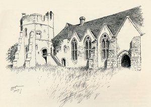 「ストークセイ城」、c1893、1894 作： Charles George Harper