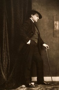 Sacha Guitry 1885-1957 の肖像、c。 1905年。 作： Charles Gerschel