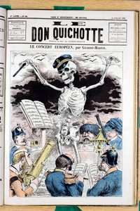 ル・ドン・キホーテ」422番の表紙、Satirique en Couleurs 作： Charles Gilbert Martin
