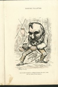 チャールズ・ギルバート・マーティン（1839-1905）による "Contemporary Grimaces "のイラスト