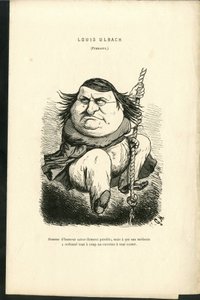 "Contemporary Grimaces "のチャールズ・ギルバート＝マーティン（1839-1905）のイラスト 作： Charles Gilbert Martin