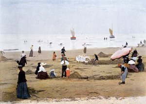 干潮時。 ジロの彫刻、1900 年頃。 作： Charles Gillot