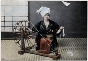 スピニングホイール、c1890 作： Charles Gillot