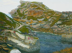 ボスキャッスル ハーバー 作： Charles Ginner