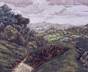 イギリスの風景 作： Charles Ginner