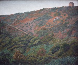 ヴァレンシーの谷で 作： Charles Ginner
