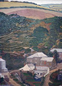 ヒルサイド 作： Charles Ginner