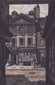詩の本屋 作： Charles Ginner