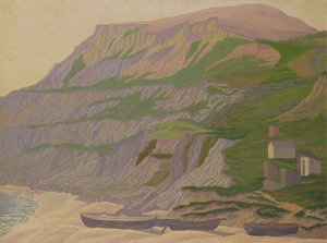 ウェア クリフズ、ドーセット 作： Charles Ginner