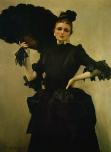 チャールズ・ジロンによるマダム・クロスメニルの肖像（1850-1914） 作： Charles Giron