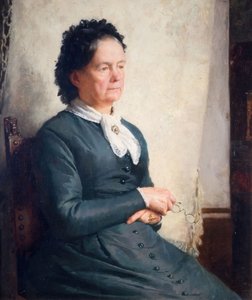 芸術家の母の肖像、1885 年。 作： Charles Gogin