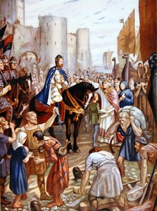 ロンドン塔のウィリアム・ルーファス（1056-1100）、「Hutchinson