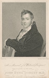 ジョン・シン・ドーシー医学博士 作： Charles Goodman and Robert Piggot, after Thomas Sully