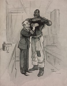 The Tatler、No 1415、8 月 8 日の Chas Grave (1886-1944) による黒ペスト、心気症の漫画 作： Charles Grave