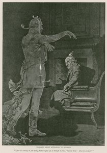 チャールズディケンズのクリスマスキャロルのイラスト 作： Charles Green