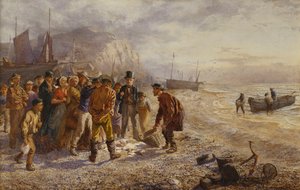 オークション、1864 作： Charles Green