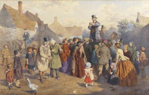 クワックドクター、1866年（紙とトイレットペーパーのボディカラー） 作： Charles Green