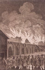 ロンドン橋の古い、ロンドン、1775