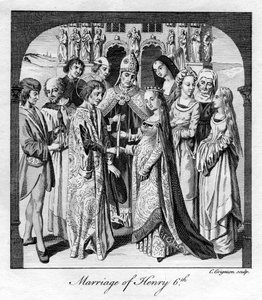 ヘンリー6世の結婚、1445年、18世紀。