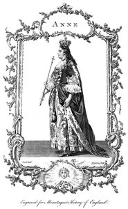 アン女王1665-1714。 作： Charles Grignion