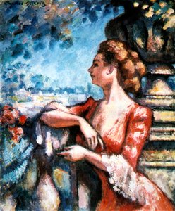 「期待」、1907 作： Charles Guerin