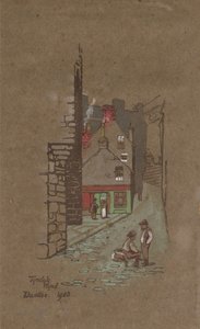 ティンダルのウィンド、ダンディー、1903年頃（手描きのプリント） 作： Charles Gustav Louis Phillips