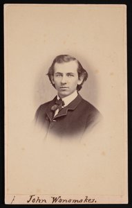 ジョン ワナメーカーの肖像 1838 ～ 1922 年、1864 ～ 1866 年。 作： Charles H Spieler