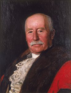 「フレデリック・プラット・アリストン卿」、c1908 作： Charles Haigh Wood